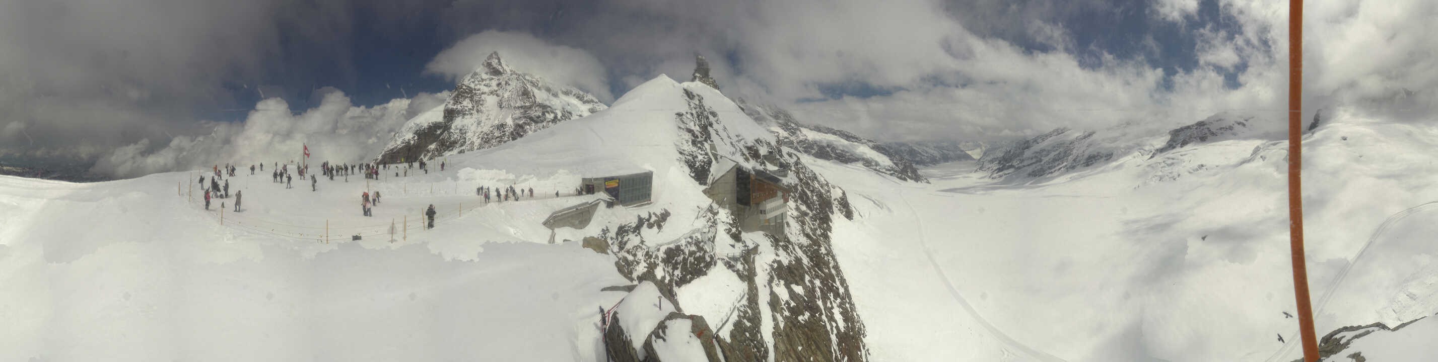 Archiv Foto Webcam Jungfraujoch-Panorama, Berner Oberland