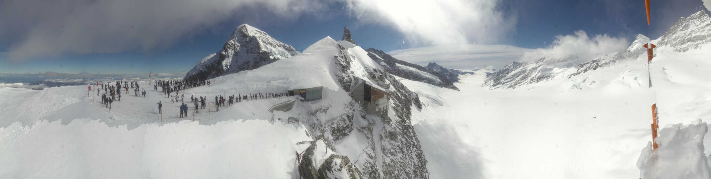 Archived image Webcam Panoramic View, Jungfraujoch