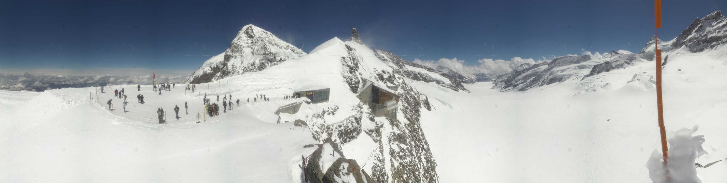 Archived image Webcam Panoramic View, Jungfraujoch