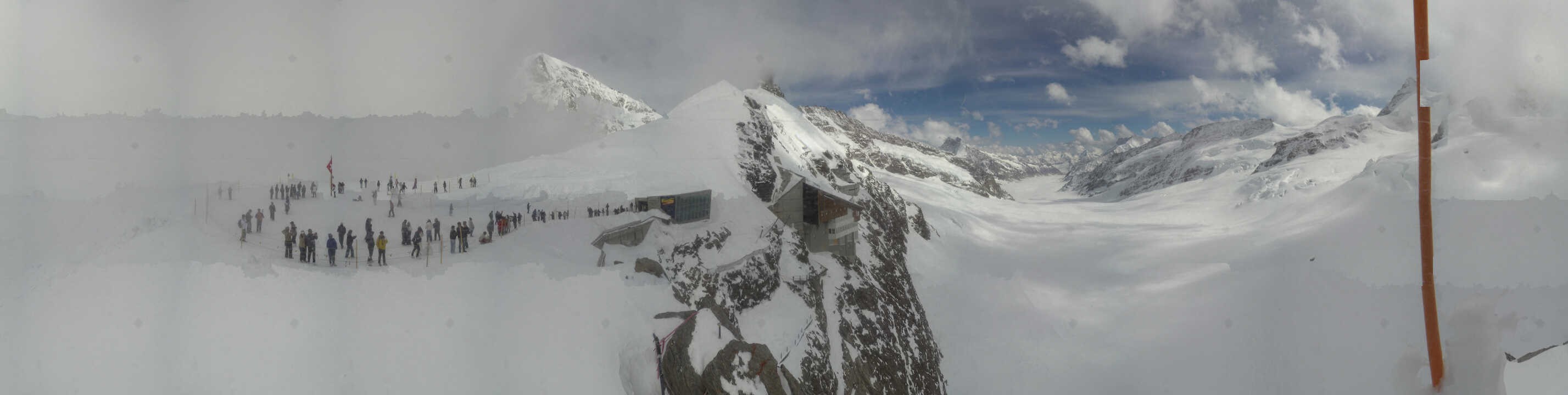 Archiv Foto Webcam Jungfraujoch-Panorama, Berner Oberland