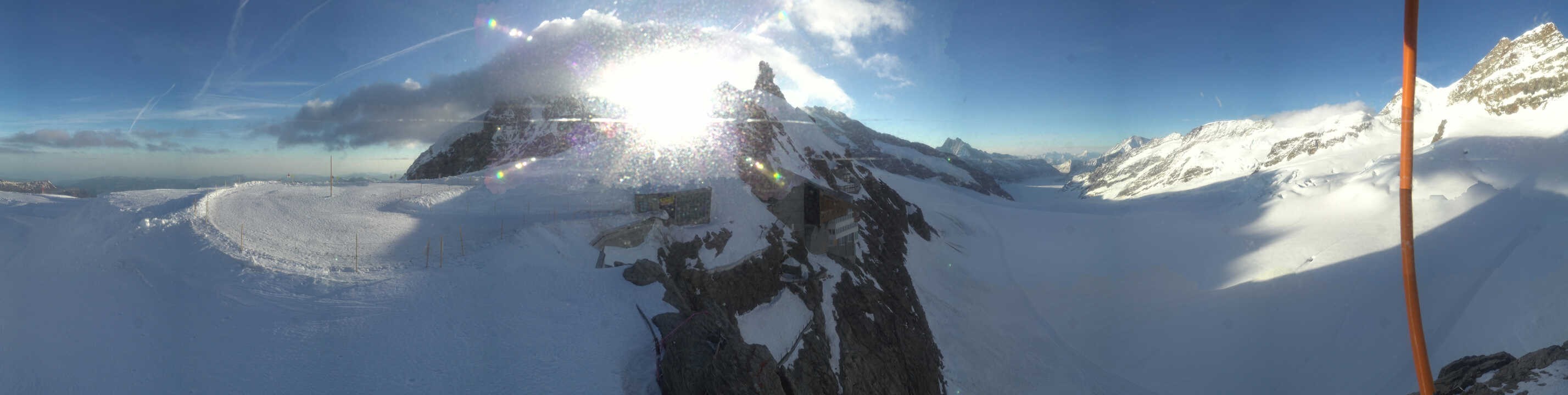 Archived image Webcam Panoramic View, Jungfraujoch