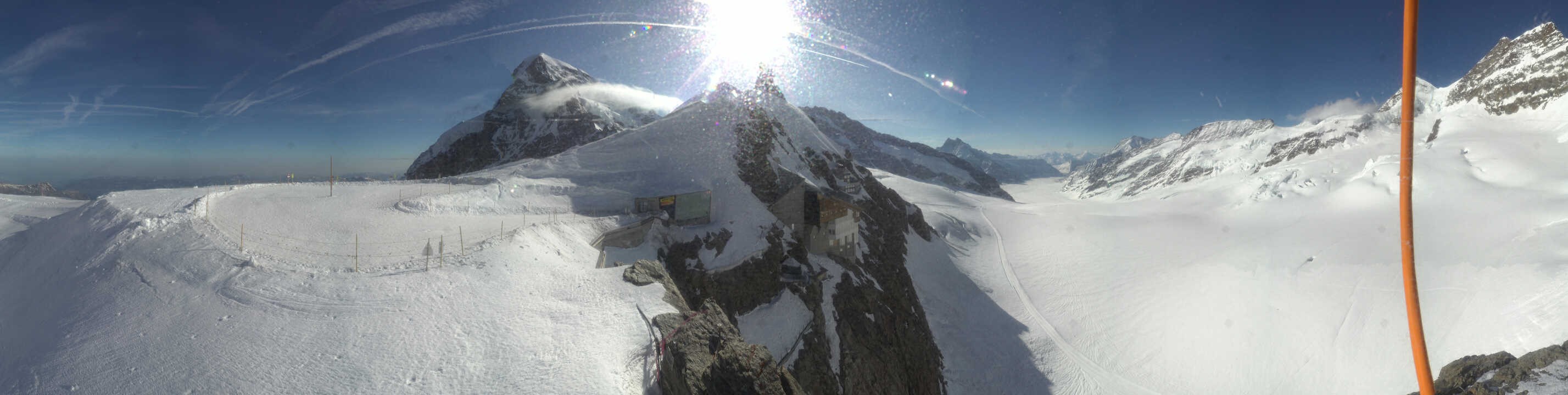 Archived image Webcam Panoramic View, Jungfraujoch