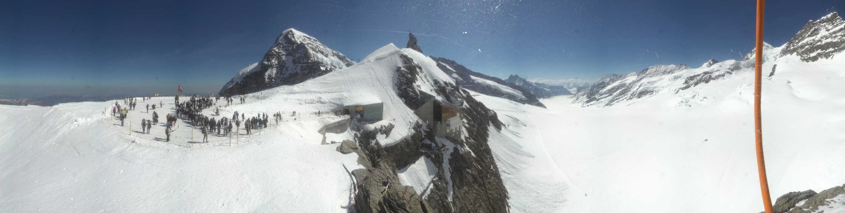 Archived image Webcam Panoramic View, Jungfraujoch