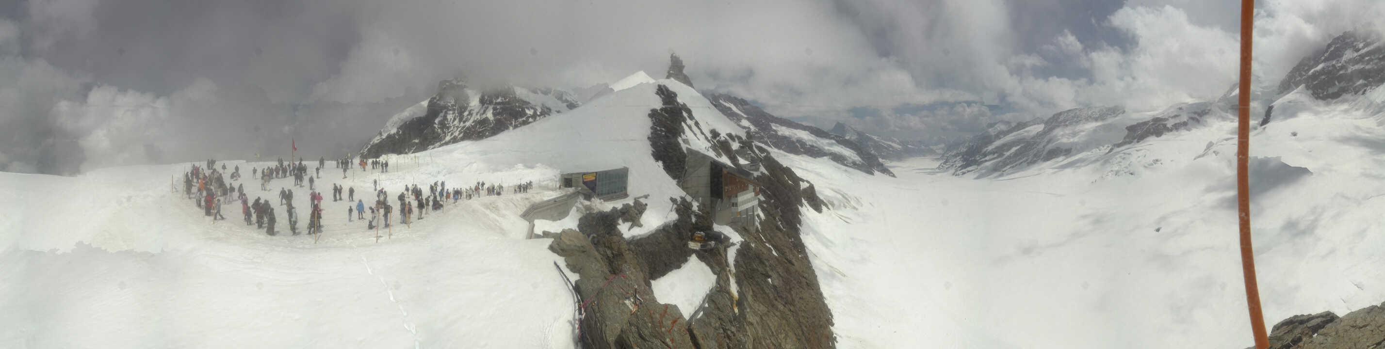 Archived image Webcam Panoramic View, Jungfraujoch