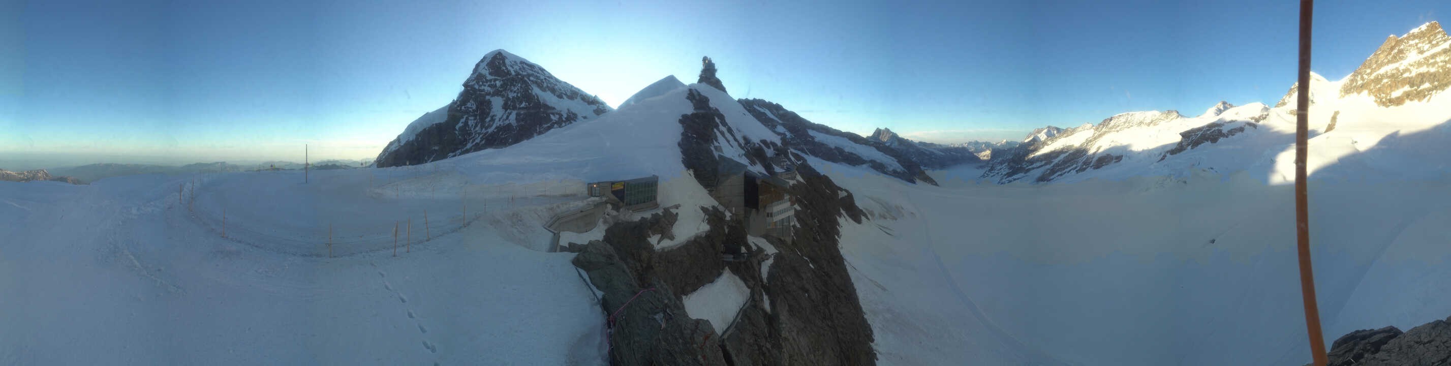 Archiv Foto Webcam Jungfraujoch-Panorama, Berner Oberland