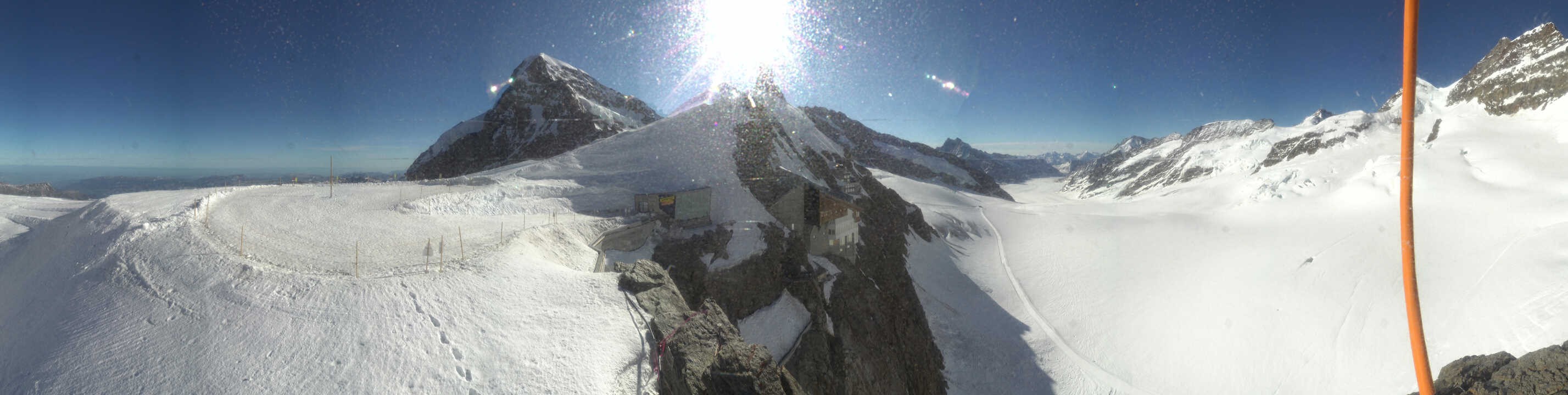 Archiv Foto Webcam Jungfraujoch-Panorama, Berner Oberland