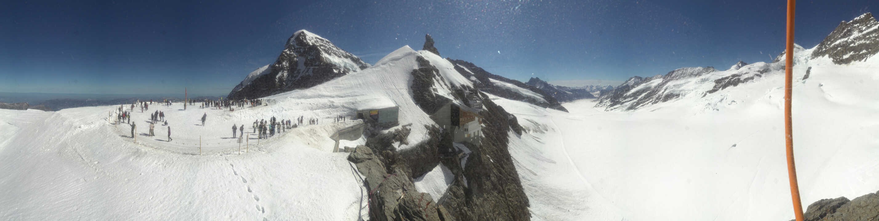 Archiv Foto Webcam Jungfraujoch-Panorama, Berner Oberland