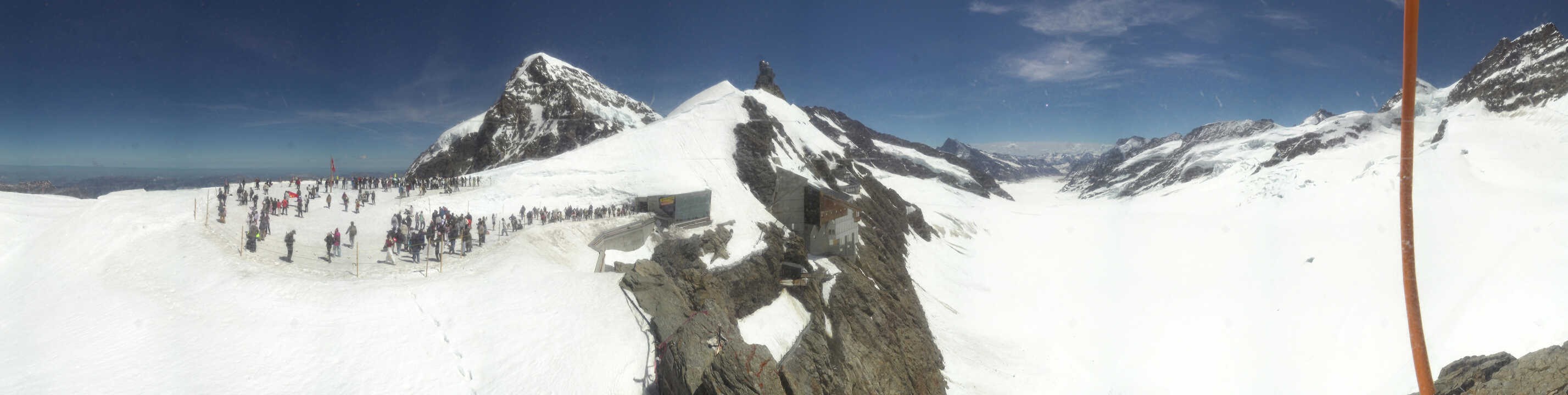 Archiv Foto Webcam Jungfraujoch-Panorama, Berner Oberland
