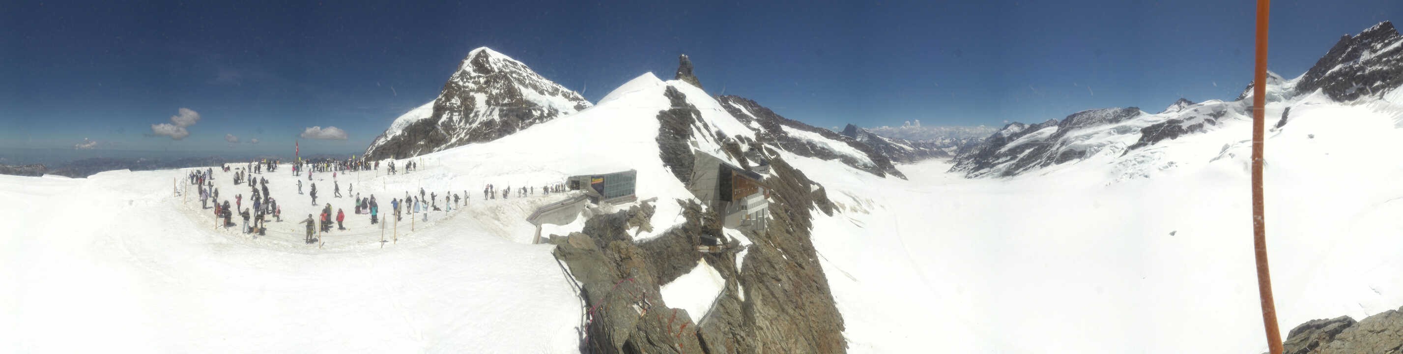 Archiv Foto Webcam Jungfraujoch-Panorama, Berner Oberland