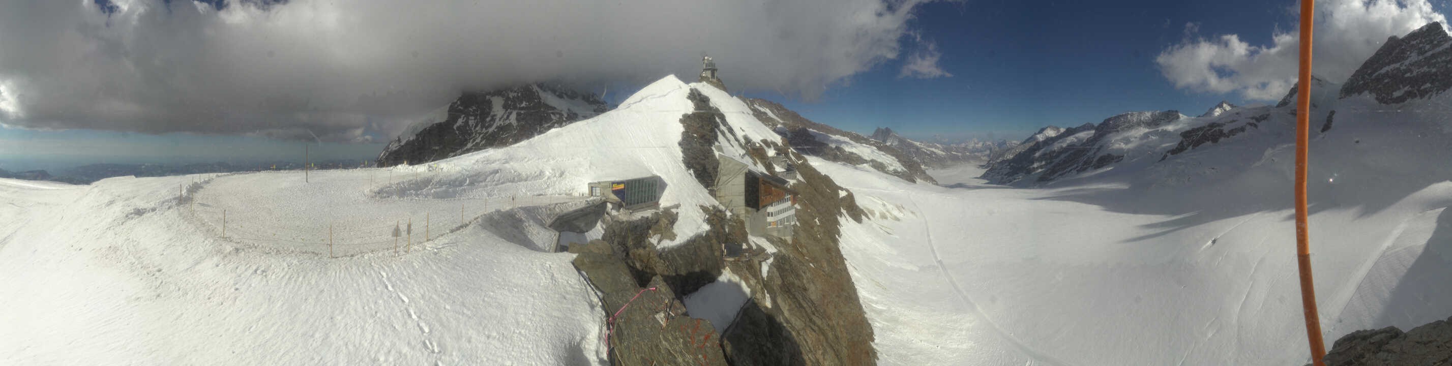 Archiv Foto Webcam Jungfraujoch-Panorama, Berner Oberland
