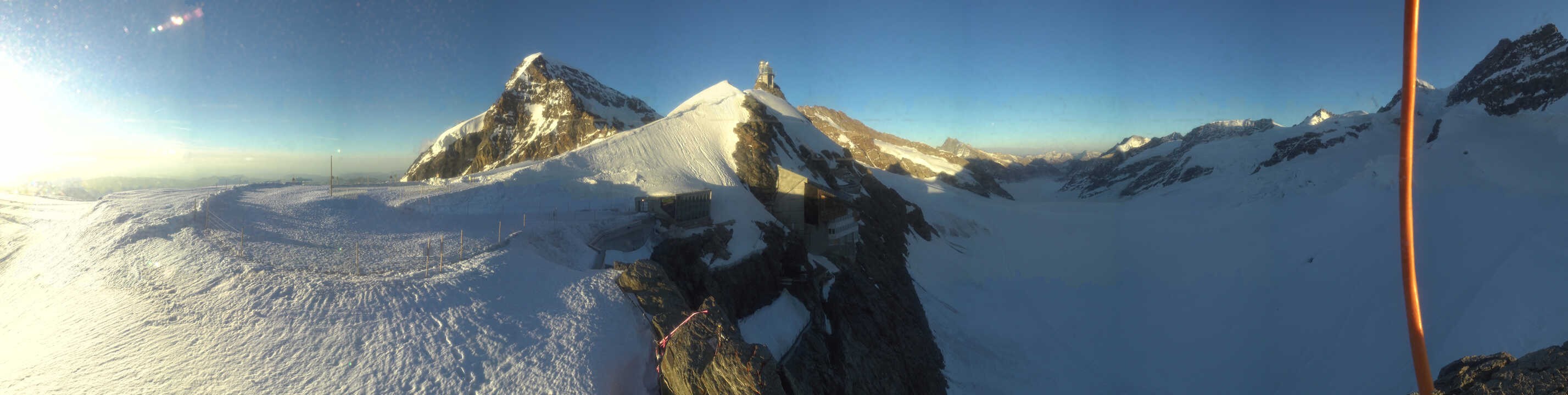 Archiv Foto Webcam Jungfraujoch-Panorama, Berner Oberland