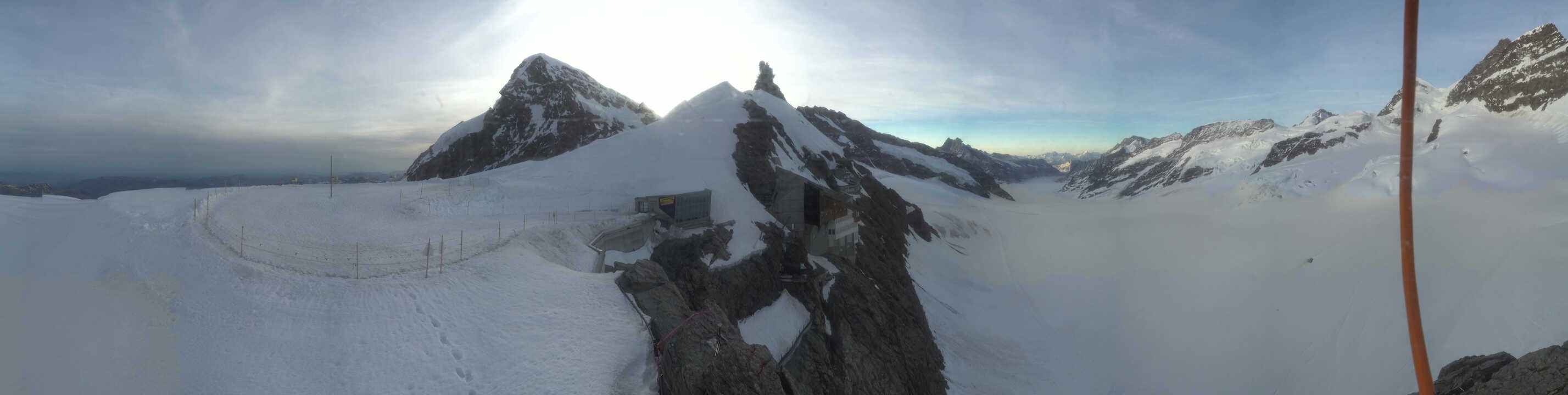Archived image Webcam Panoramic View, Jungfraujoch