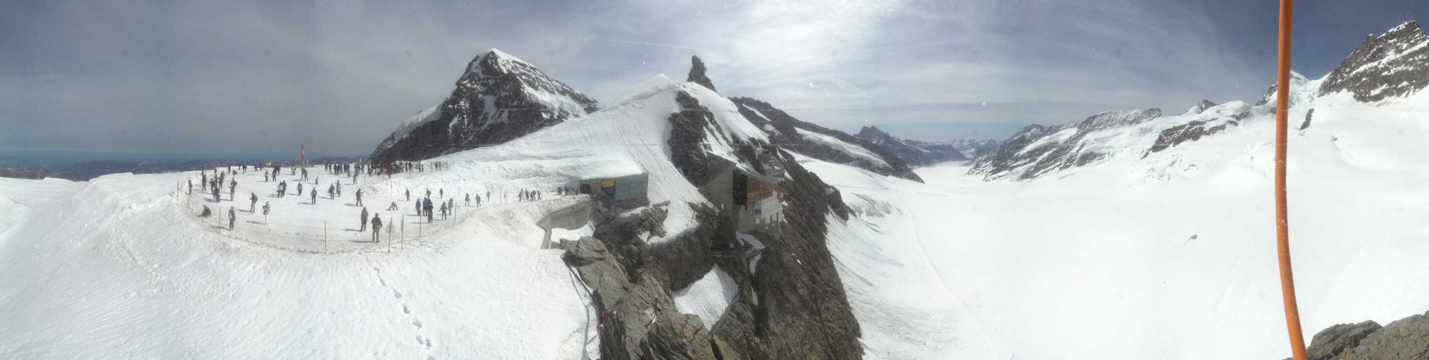 Archived image Webcam Panoramic View, Jungfraujoch