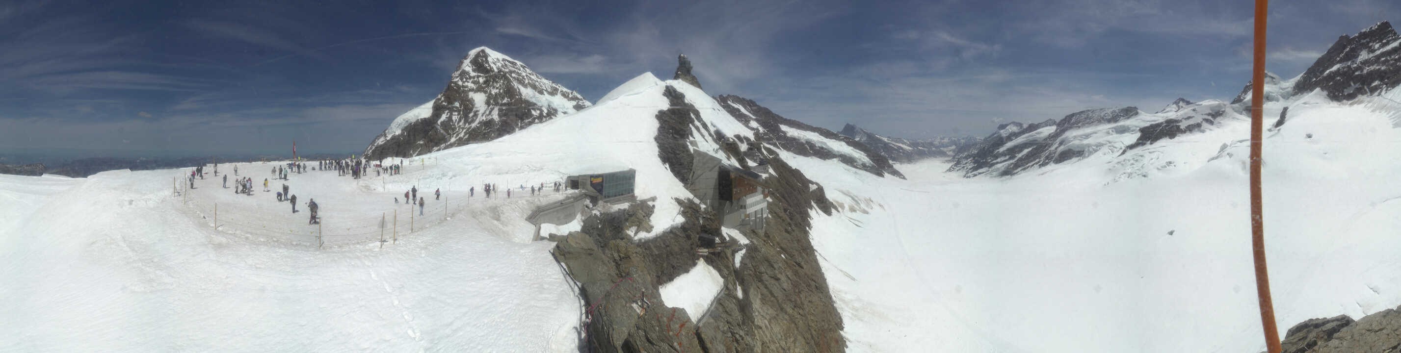 Archived image Webcam Panoramic View, Jungfraujoch