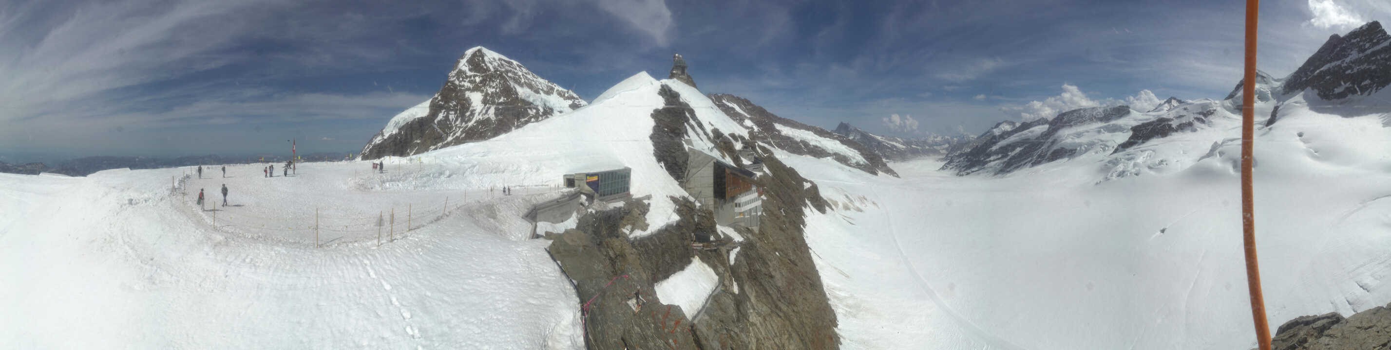 Archived image Webcam Panoramic View, Jungfraujoch
