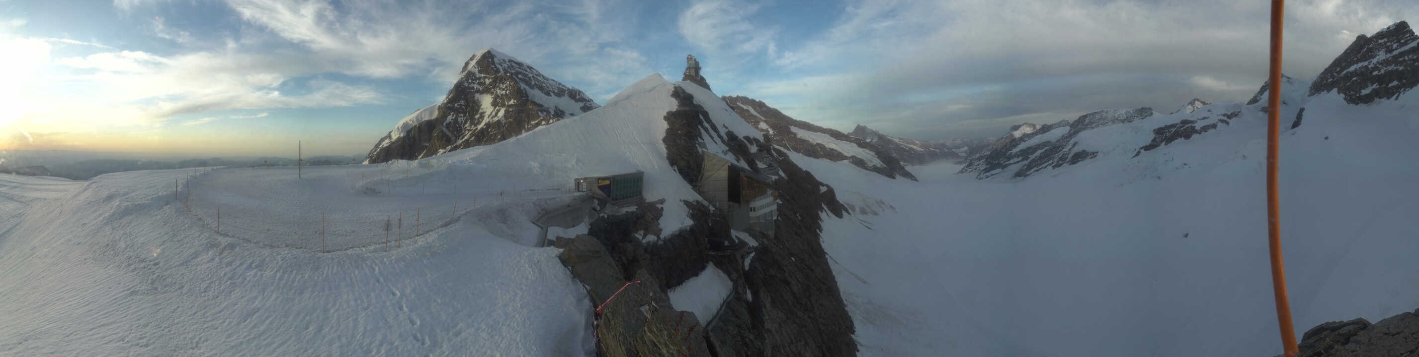 Archived image Webcam Panoramic View, Jungfraujoch