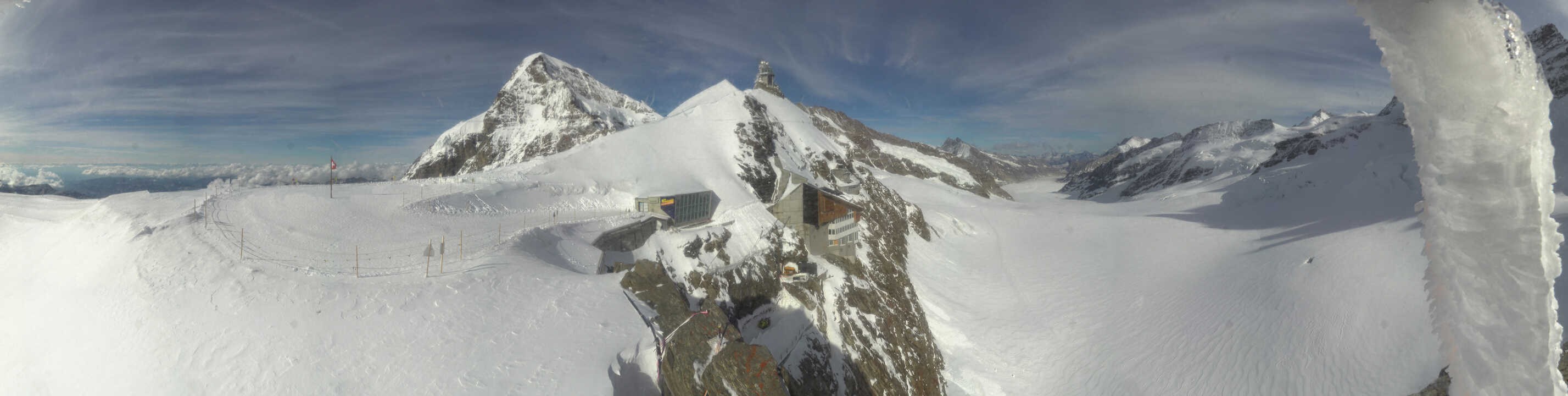 Archiv Foto Webcam Jungfraujoch-Panorama, Berner Oberland