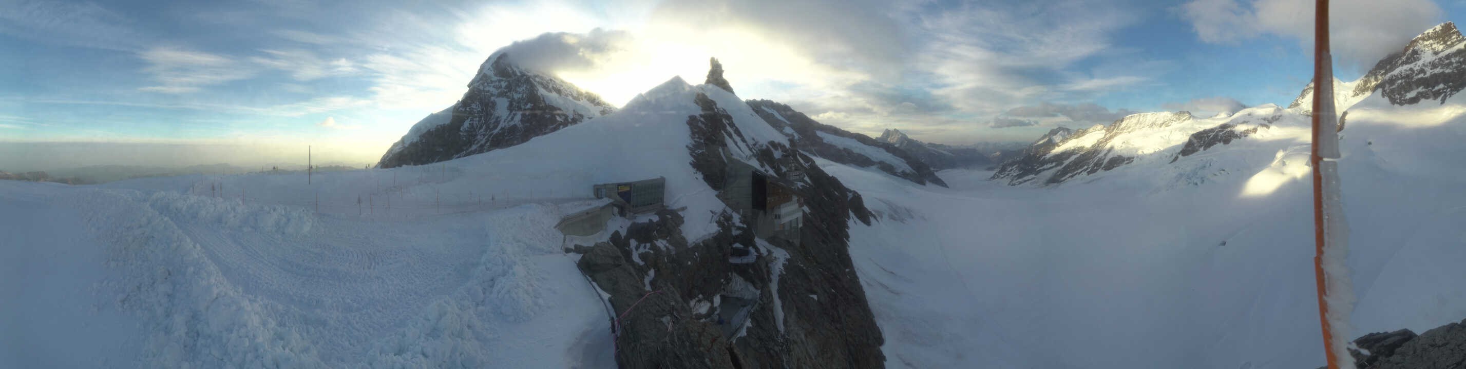 Archiv Foto Webcam Jungfraujoch-Panorama, Berner Oberland