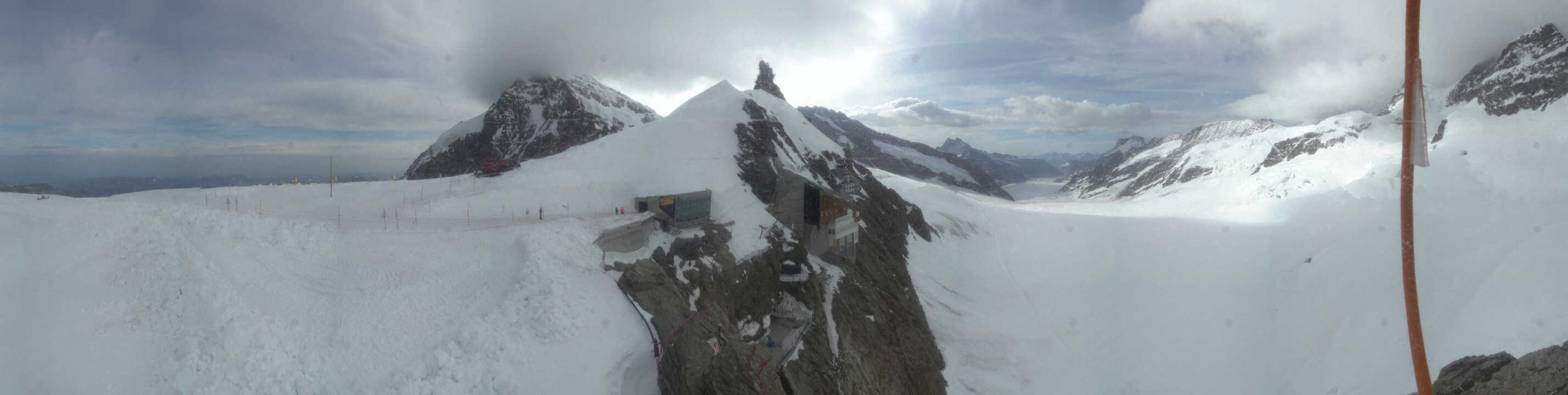 Archiv Foto Webcam Jungfraujoch-Panorama, Berner Oberland