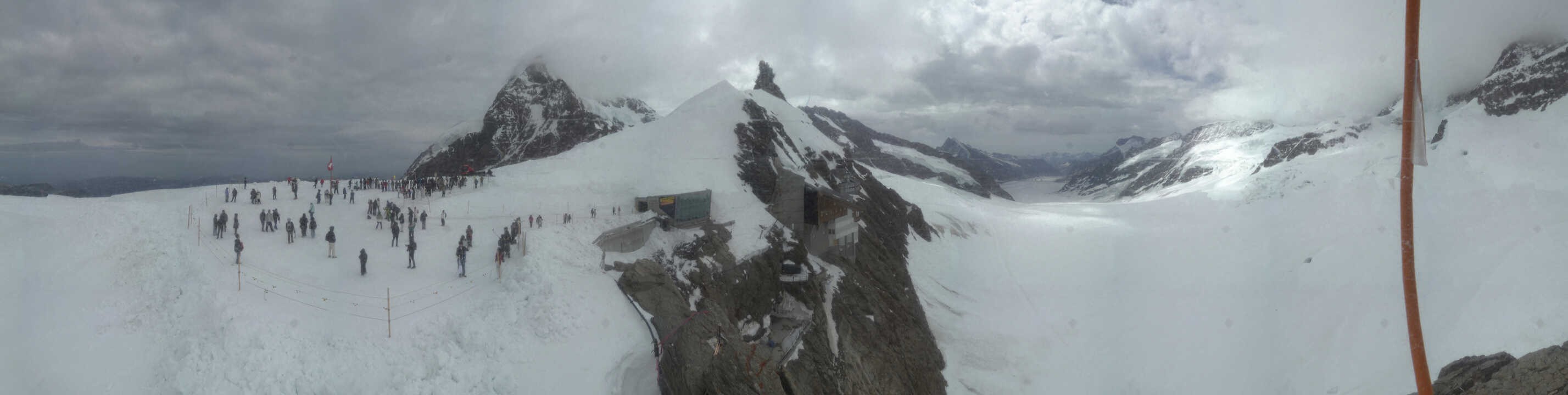 Archiv Foto Webcam Jungfraujoch-Panorama, Berner Oberland