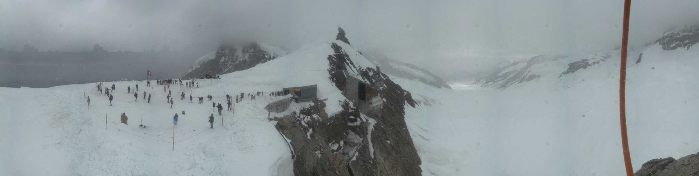 Archiv Foto Webcam Jungfraujoch-Panorama, Berner Oberland