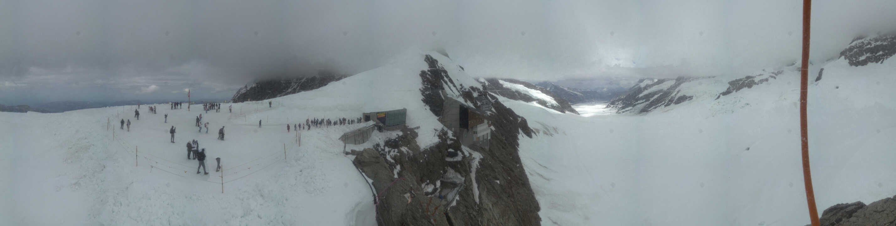 Archiv Foto Webcam Jungfraujoch-Panorama, Berner Oberland