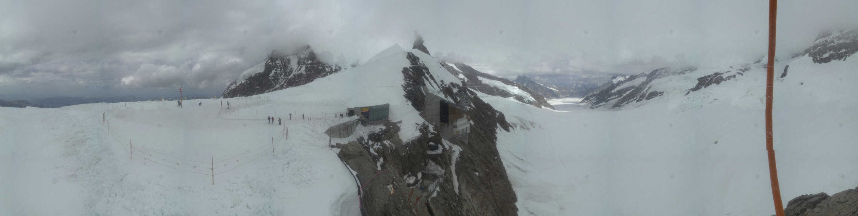 Archiv Foto Webcam Jungfraujoch-Panorama, Berner Oberland