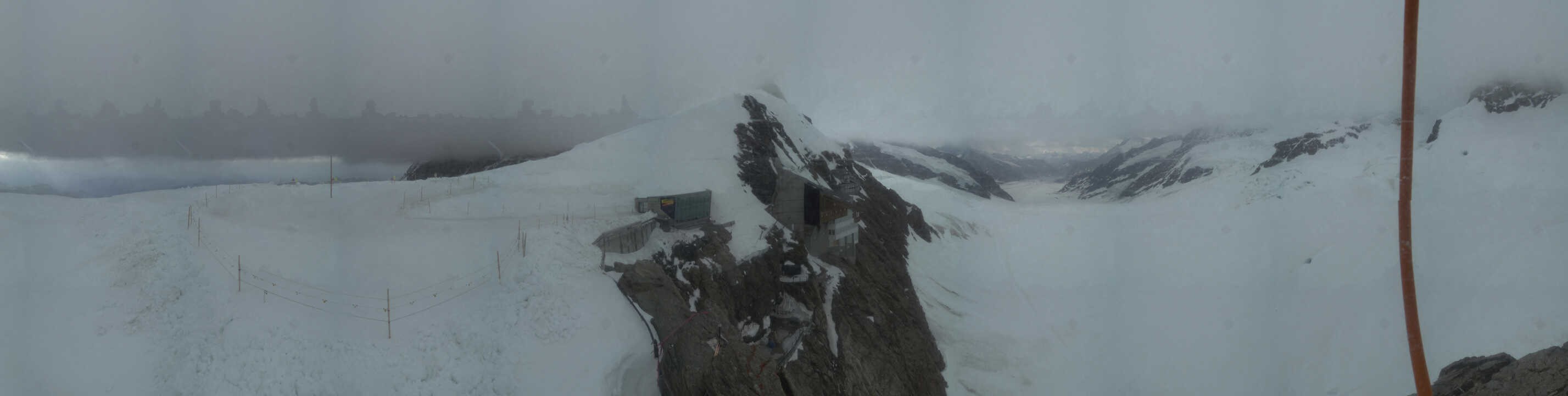 Archiv Foto Webcam Jungfraujoch-Panorama, Berner Oberland