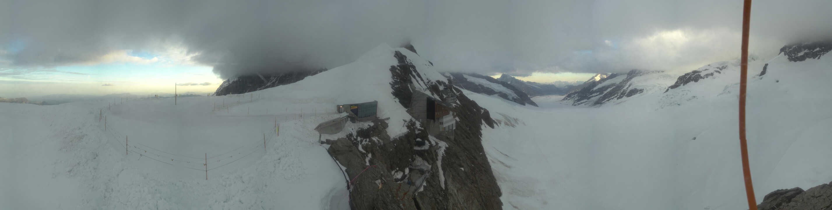 Archiv Foto Webcam Jungfraujoch-Panorama, Berner Oberland