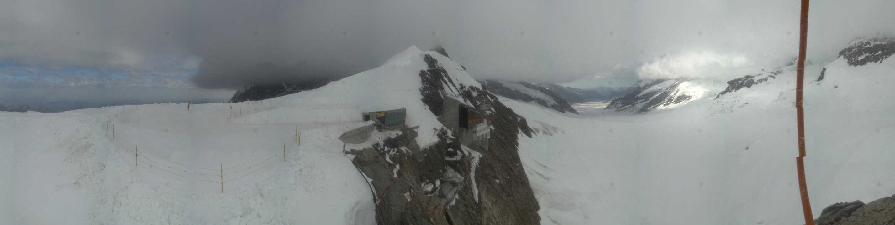 Archiv Foto Webcam Jungfraujoch-Panorama, Berner Oberland