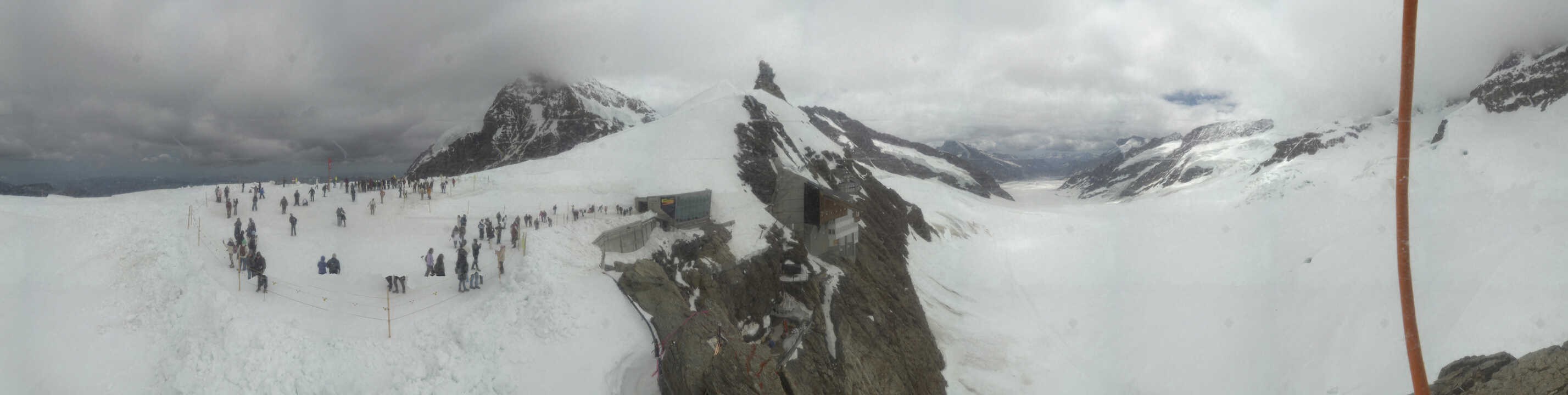 Archiv Foto Webcam Jungfraujoch-Panorama, Berner Oberland