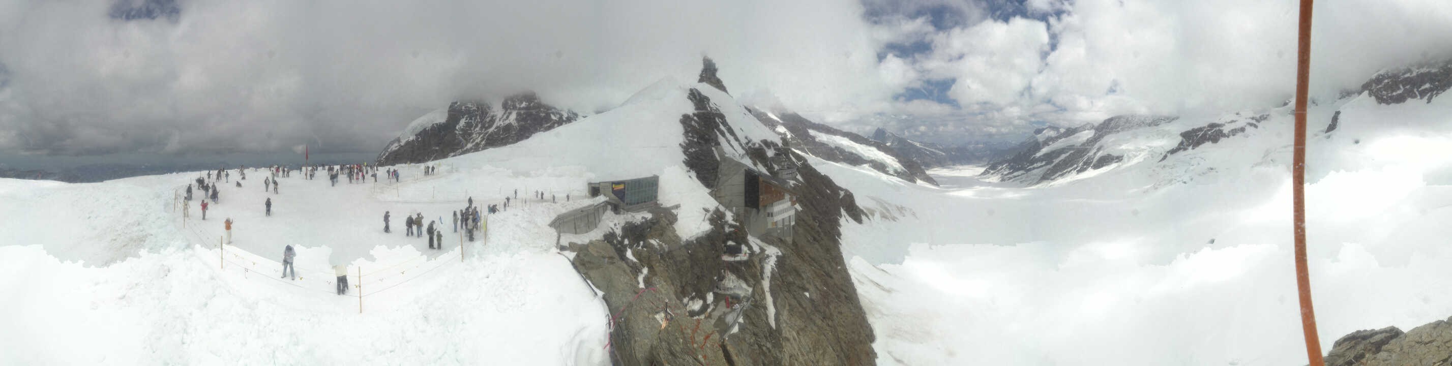 Archiv Foto Webcam Jungfraujoch-Panorama, Berner Oberland