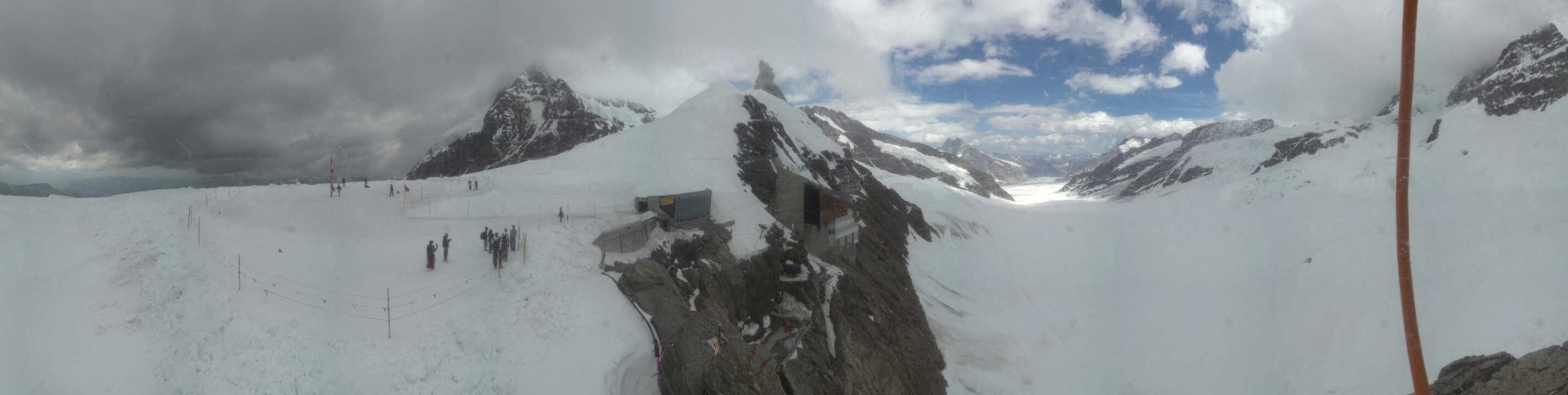 Archived image Webcam Panoramic View, Jungfraujoch