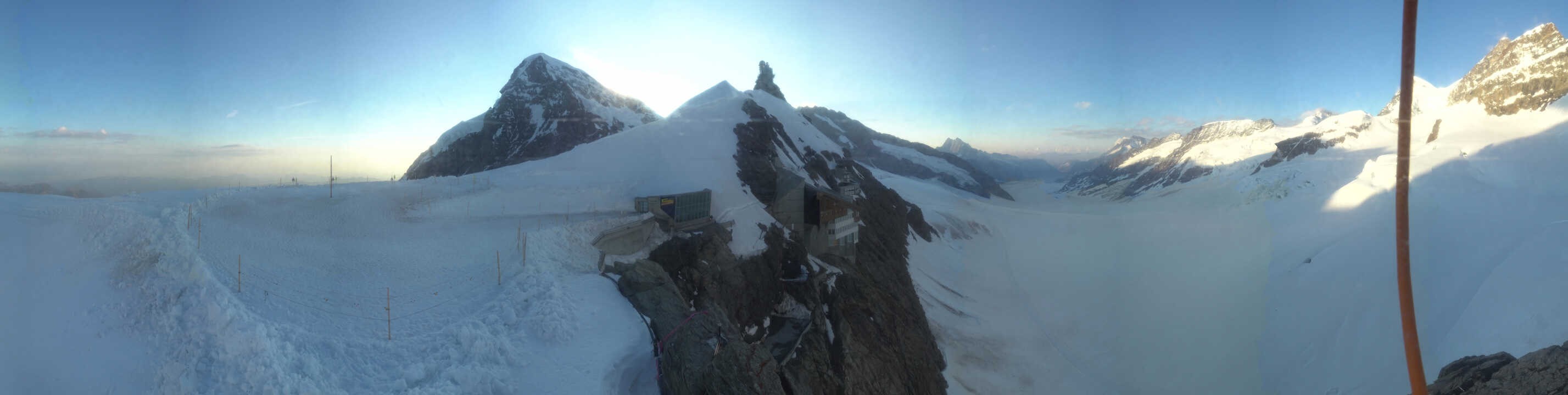 Archiv Foto Webcam Jungfraujoch-Panorama, Berner Oberland