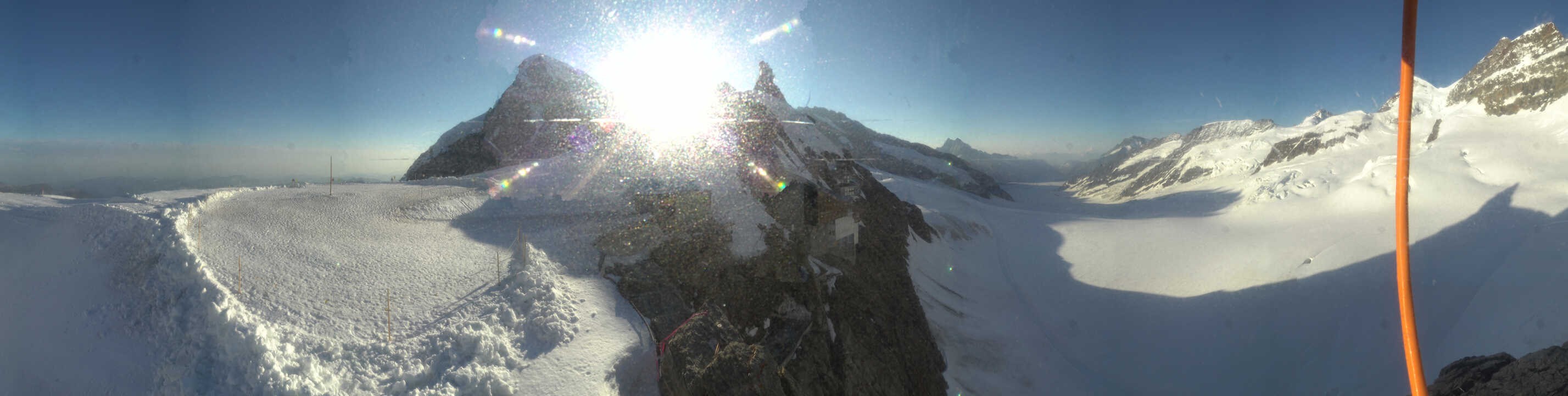 Archiv Foto Webcam Jungfraujoch-Panorama, Berner Oberland