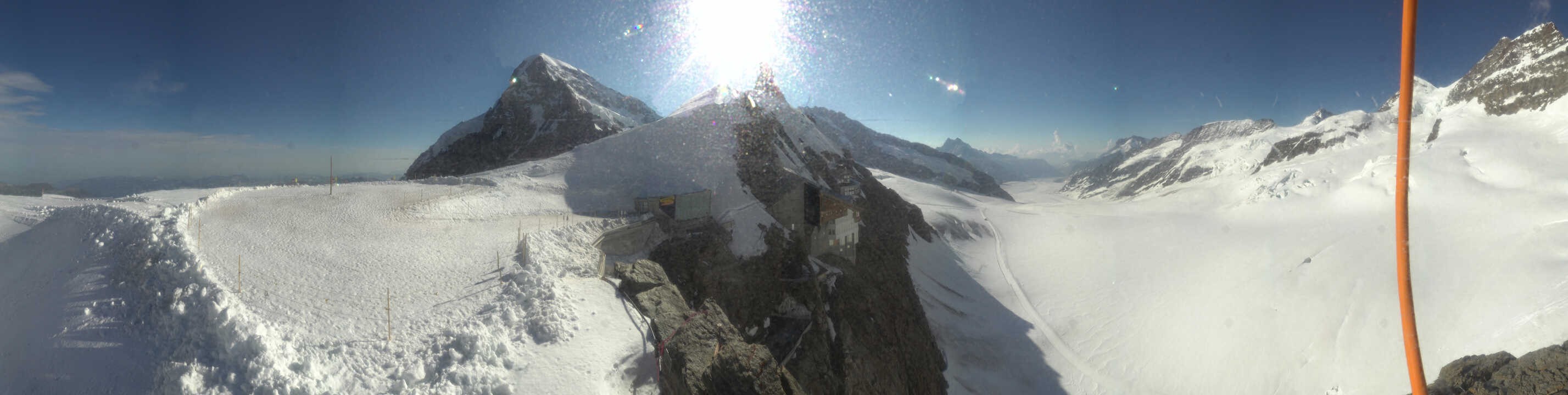 Archiv Foto Webcam Jungfraujoch-Panorama, Berner Oberland