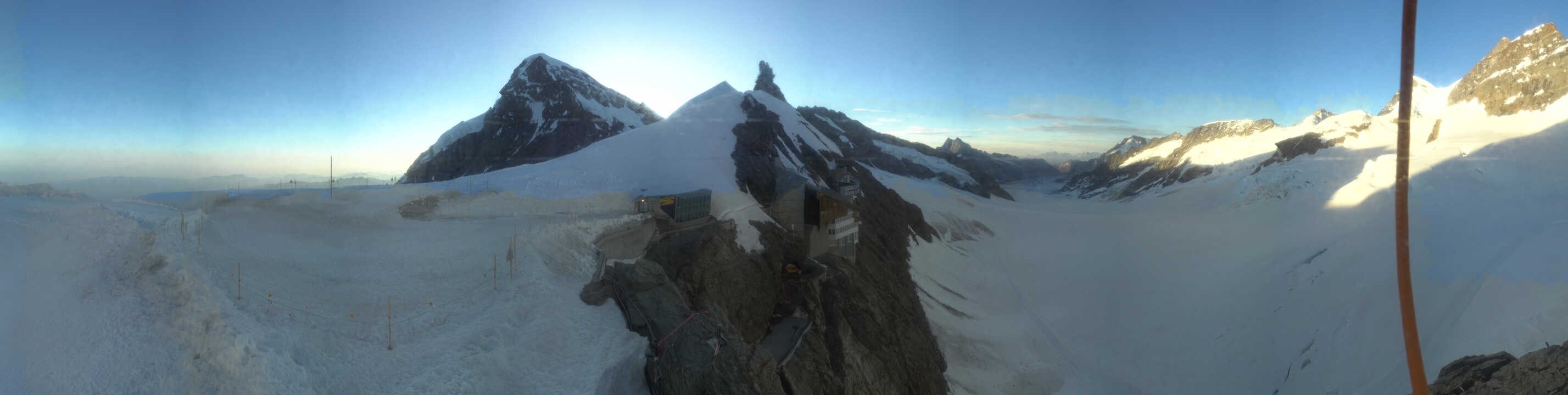 Archived image Webcam Panoramic View, Jungfraujoch