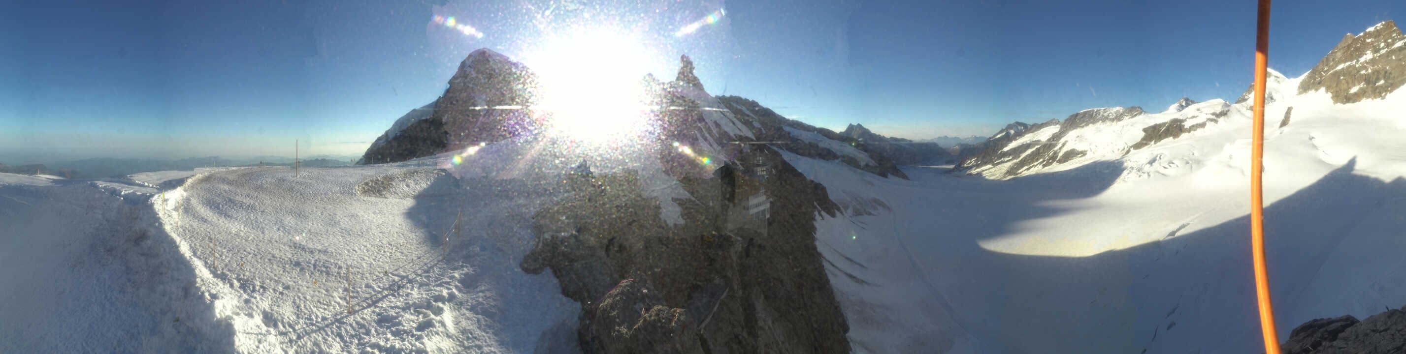 Archived image Webcam Panoramic View, Jungfraujoch