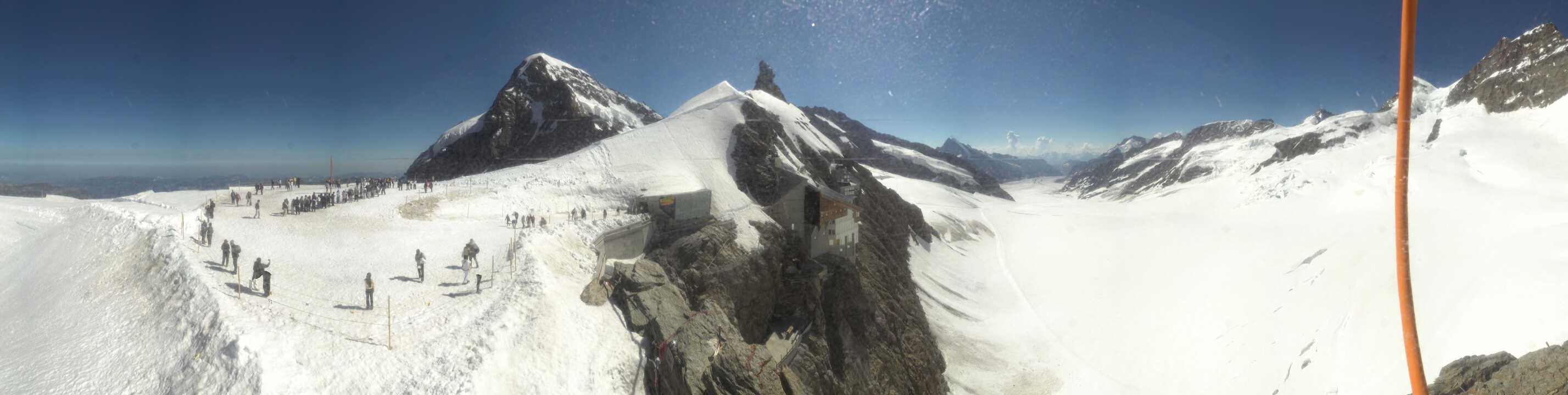Archived image Webcam Panoramic View, Jungfraujoch