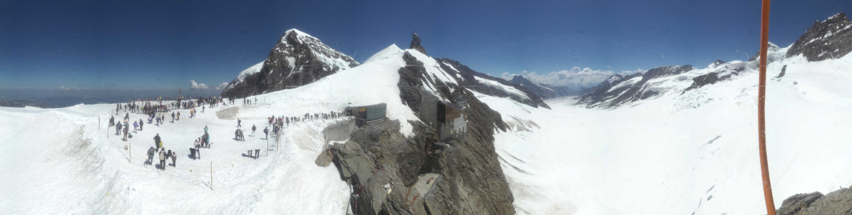 Archived image Webcam Panoramic View, Jungfraujoch