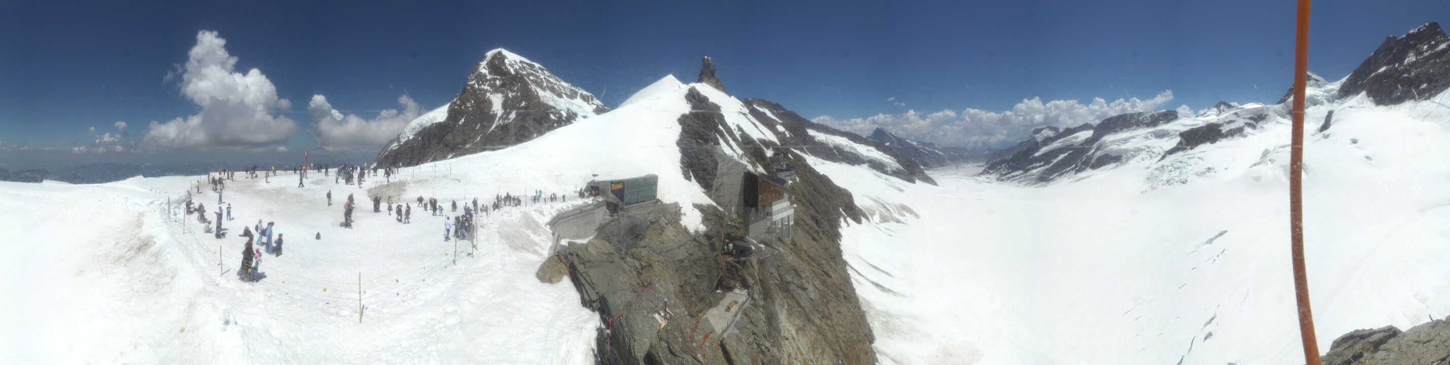 Archived image Webcam Panoramic View, Jungfraujoch