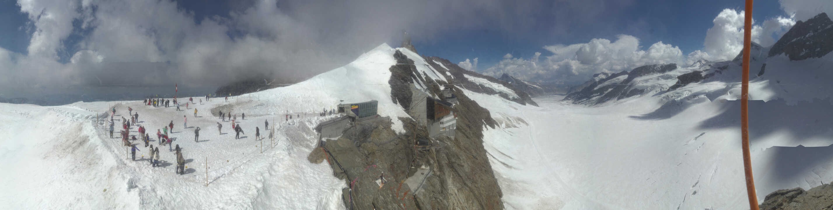 Archived image Webcam Panoramic View, Jungfraujoch