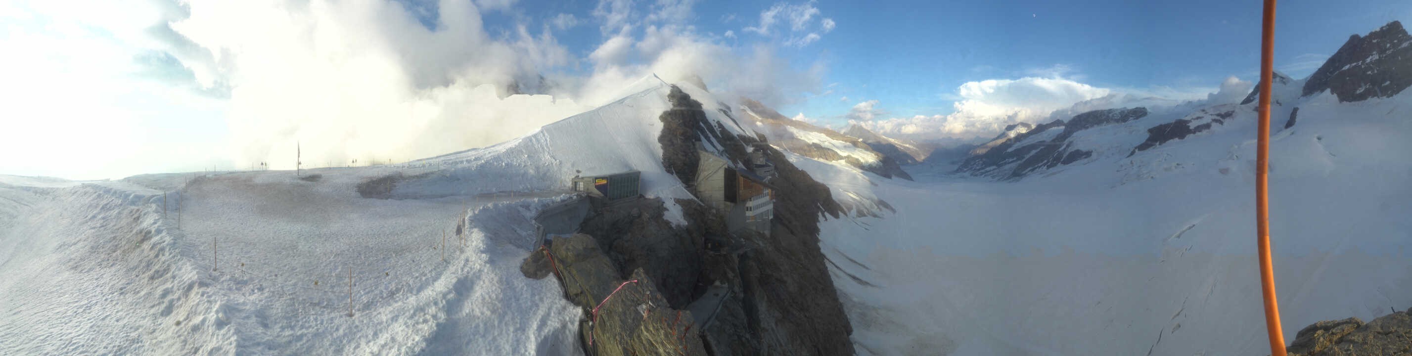 Archived image Webcam Panoramic View, Jungfraujoch