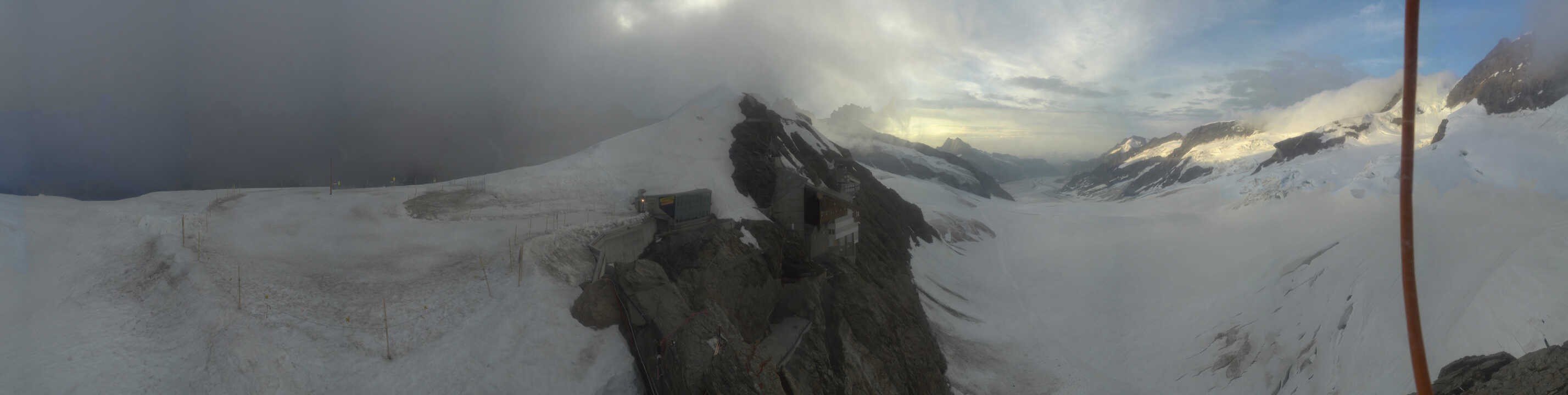 Archiv Foto Webcam Jungfraujoch-Panorama, Berner Oberland