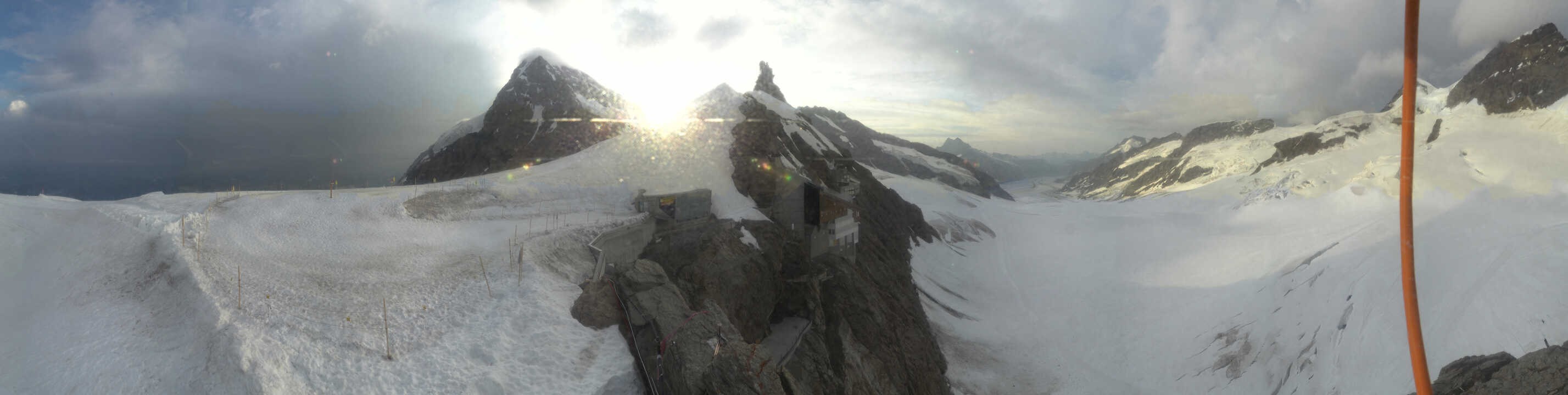 Archiv Foto Webcam Jungfraujoch-Panorama, Berner Oberland