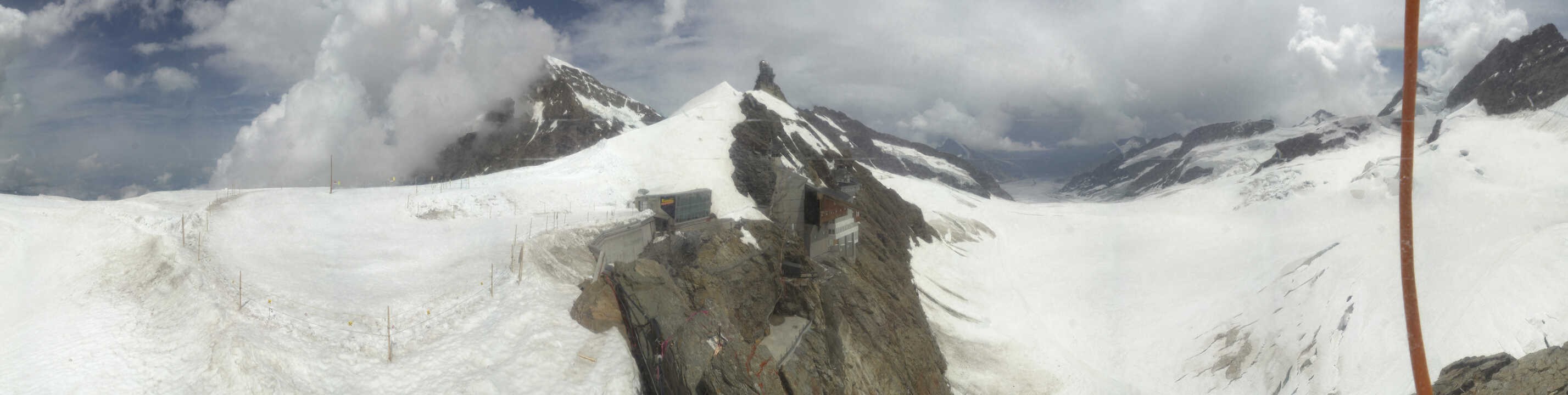 Archiv Foto Webcam Jungfraujoch-Panorama, Berner Oberland
