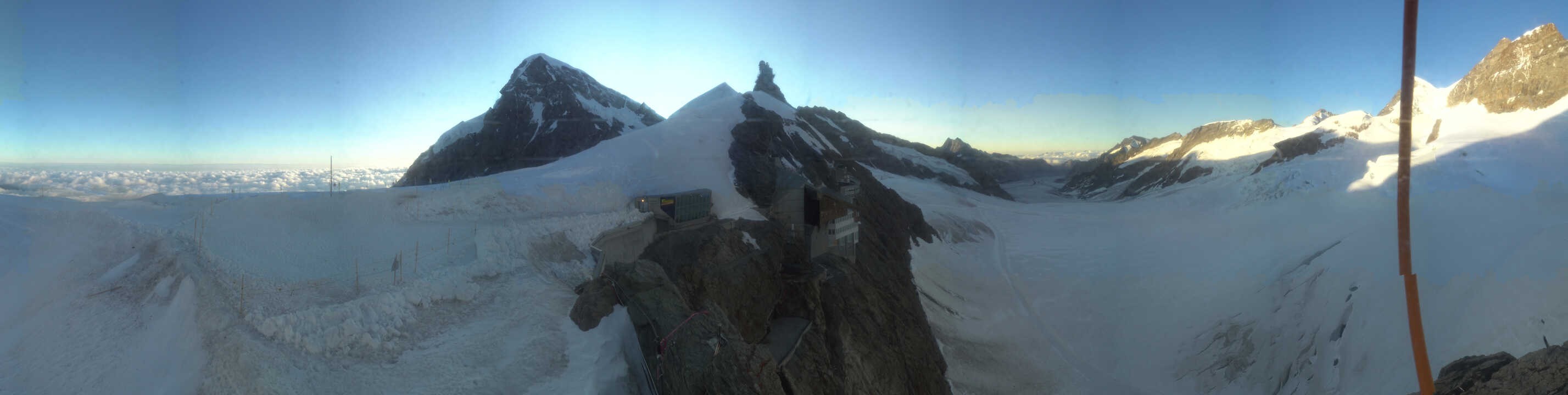 Archived image Webcam Panoramic View, Jungfraujoch