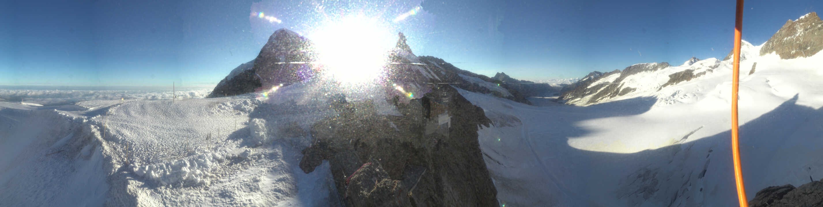 Archived image Webcam Panoramic View, Jungfraujoch