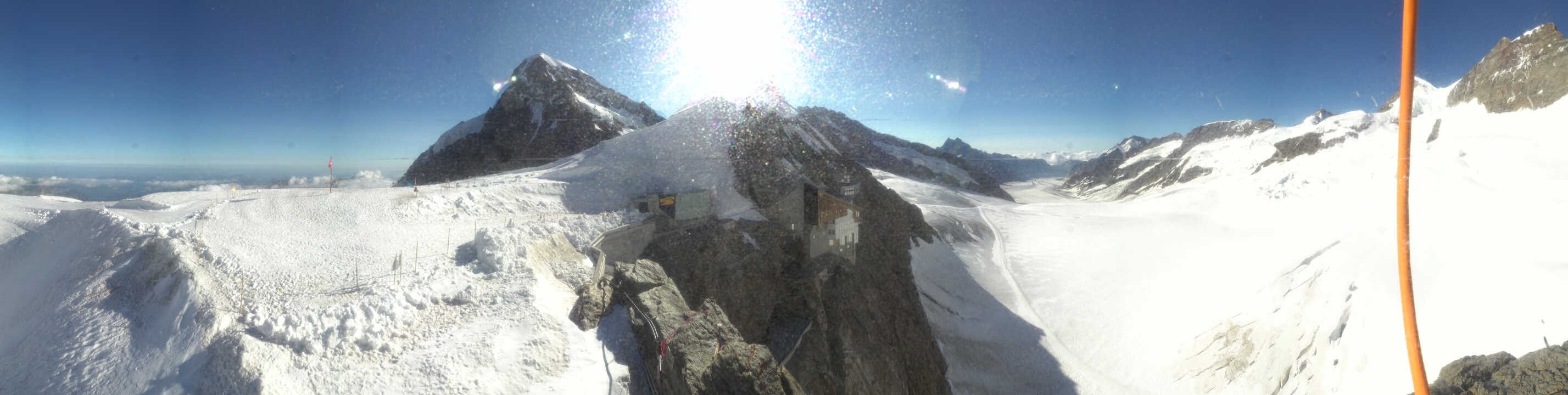 Archived image Webcam Panoramic View, Jungfraujoch