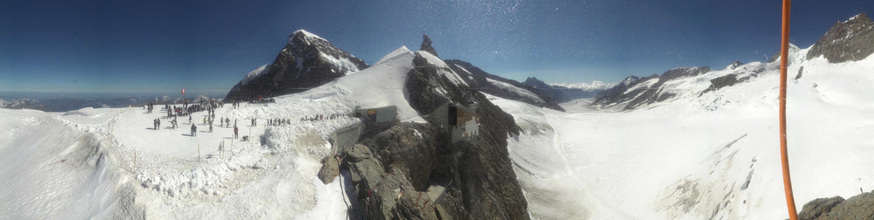 Archived image Webcam Panoramic View, Jungfraujoch